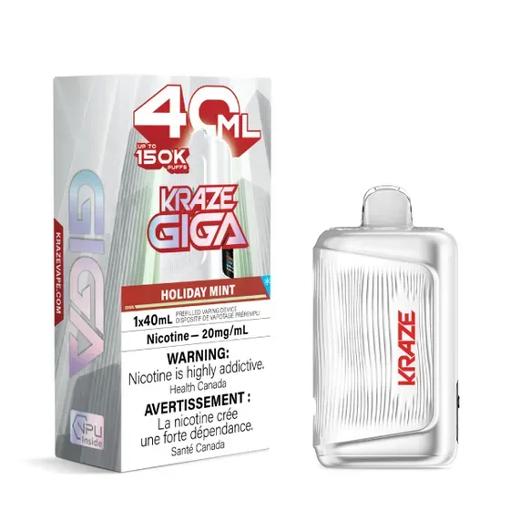 KRAZE GIGA 40ML 150K - HOLIDAY MINT