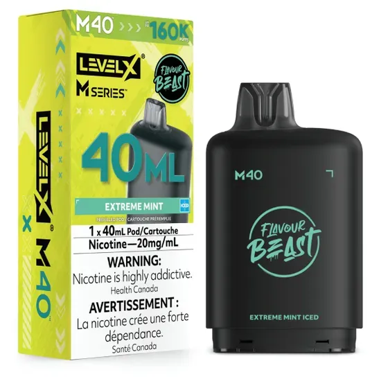 FLAVOUR BEAST LEVEL X M 40ML - EXTREME MINT