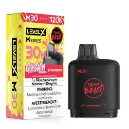 FLAVOUR BEAST LEVEL X M 30ML -GUSHIN STRAWBERRY