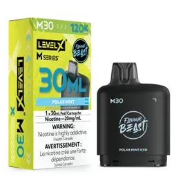 FLAVOUR BEAST LEVEL X M 30ML - POLAR MINT ICED