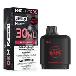 FLAVOUR BEAST LEVEL X M 30ML - SIC STRAWBERRY