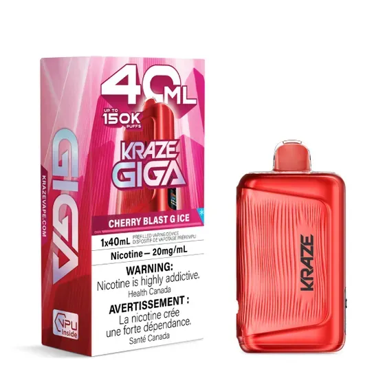KRAZE GIGA 40ML - CHERRY BLAST G ICE