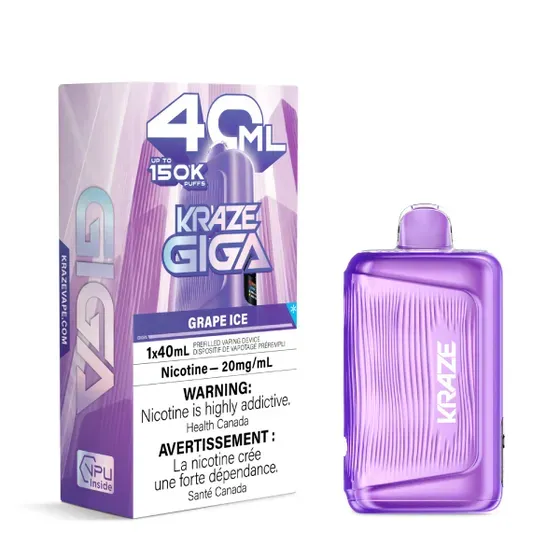 KRAZE GIGA 40ML - GRAPE ICE