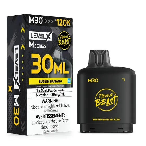 FLAVOUR BEAST LEVEL X M 30ML - BUSSIN BANANA
