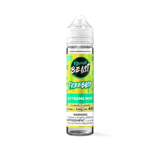 FLAVOUR BEAST EJUICE - EXTREME MINT 60ML 3MG