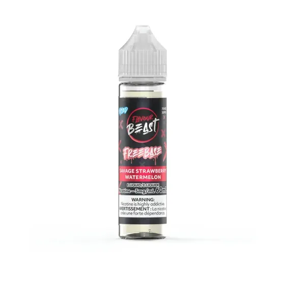 FLAVOUR BEAST EJUICE - SAVAGE STRAWBERRY WATERMELON