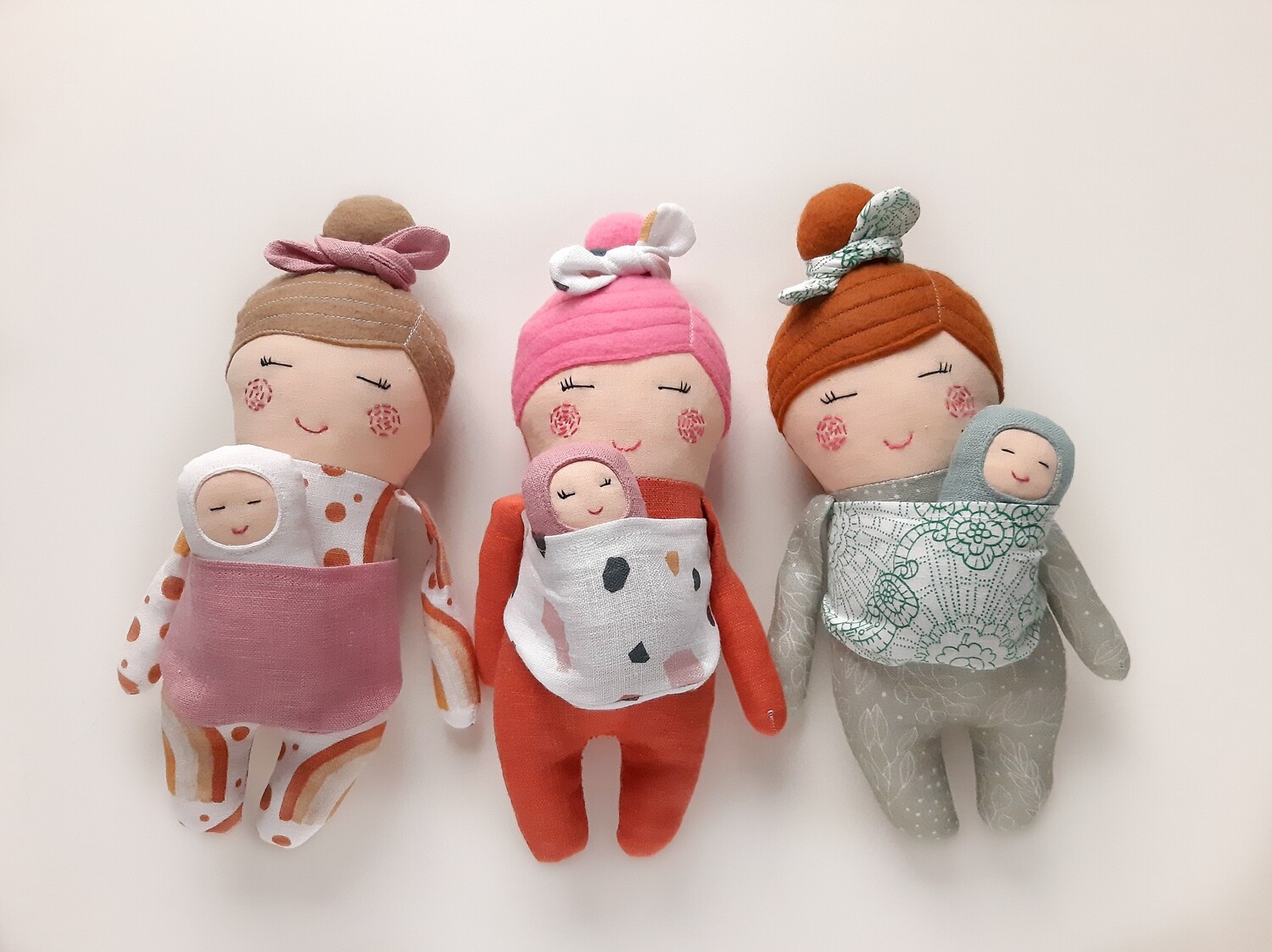 Mom and Baby Doll Sewing Pattern PDF Rag doll sewing pattern PDF - Easy ...