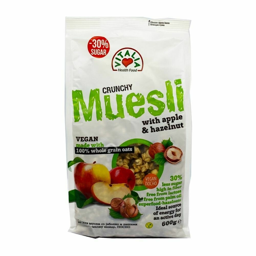 Vitalia Muesli With Apple & Hazelnut