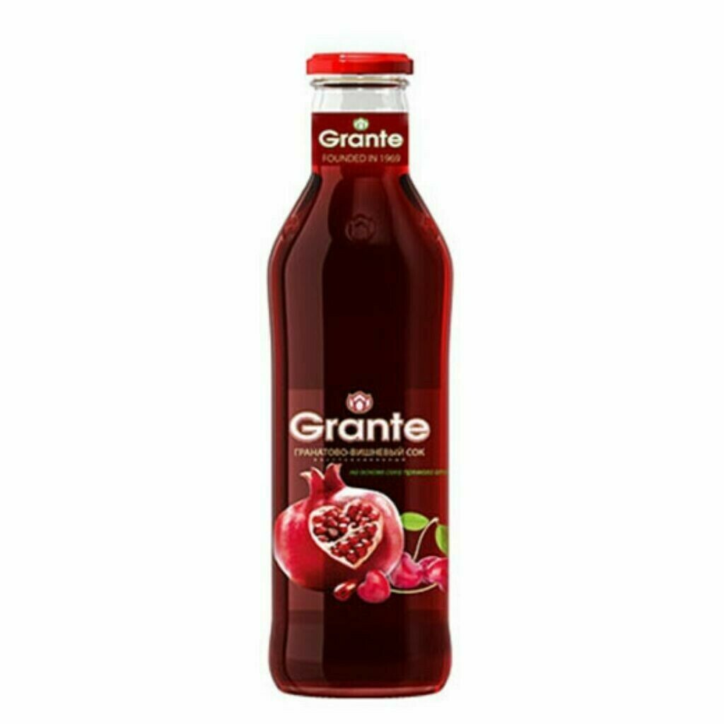 Grante Juices - Pomegranate & Cherry Juice-750ml