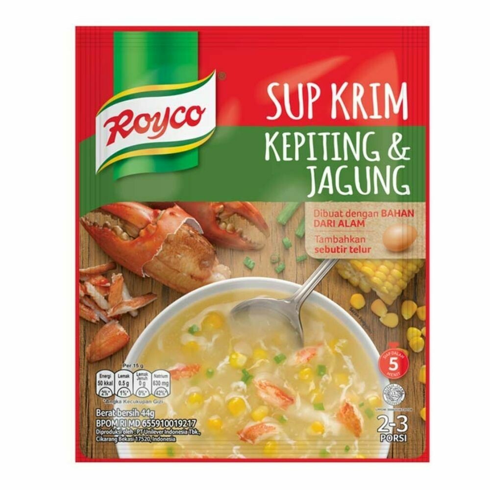 Crab & Corn Cream SoupRoyco