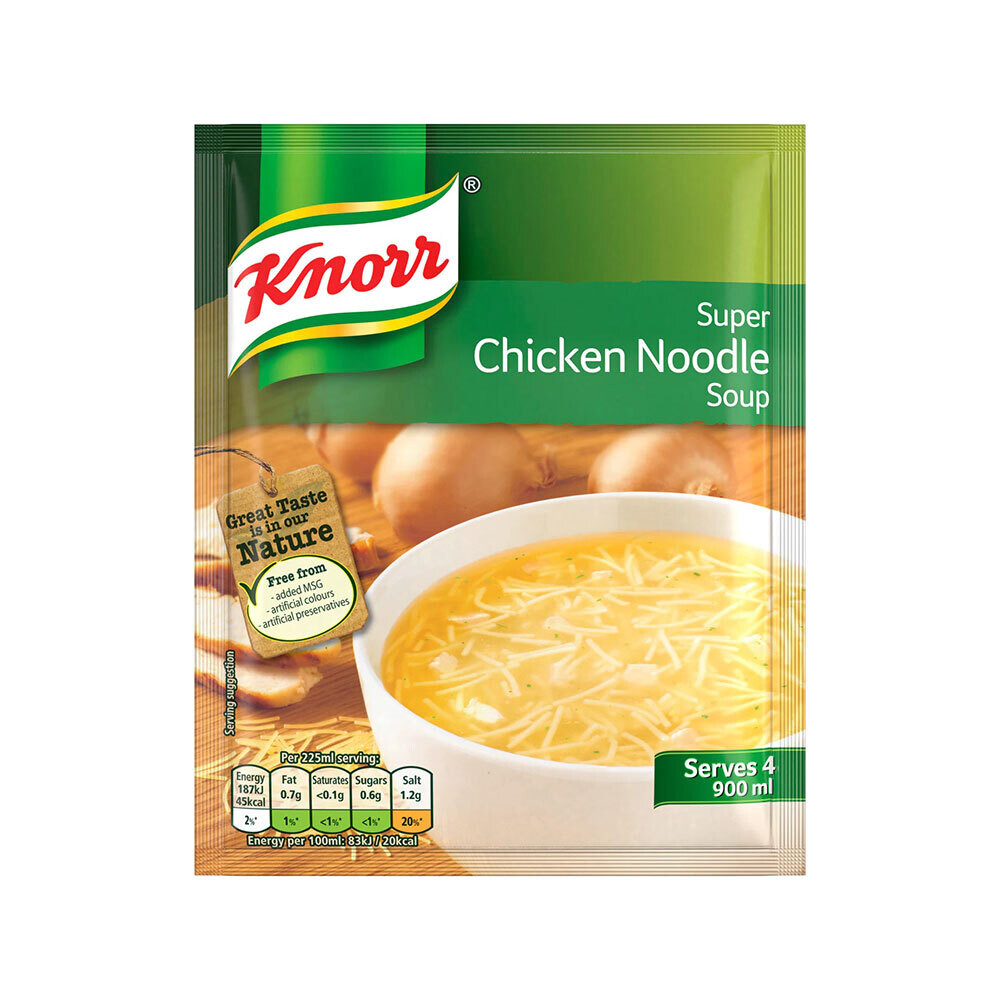 Knorr Chicken noodle soup mix (UK)