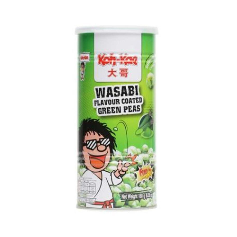 KohKae Wasabi Flavour Coated Green Peas 180gm