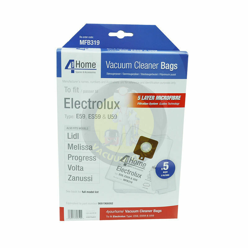 MICROFIBRE BAGS ELECTROLUX E59 U59 (0701.1001) EXSMFB319