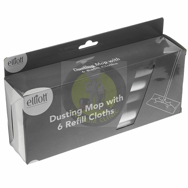 DUST BROOM WITH 6 REFILLS (2802) JEGHH114