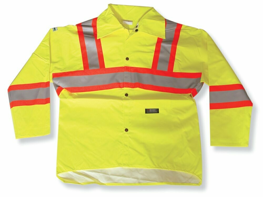 100 Nylon Lime Green Jacket