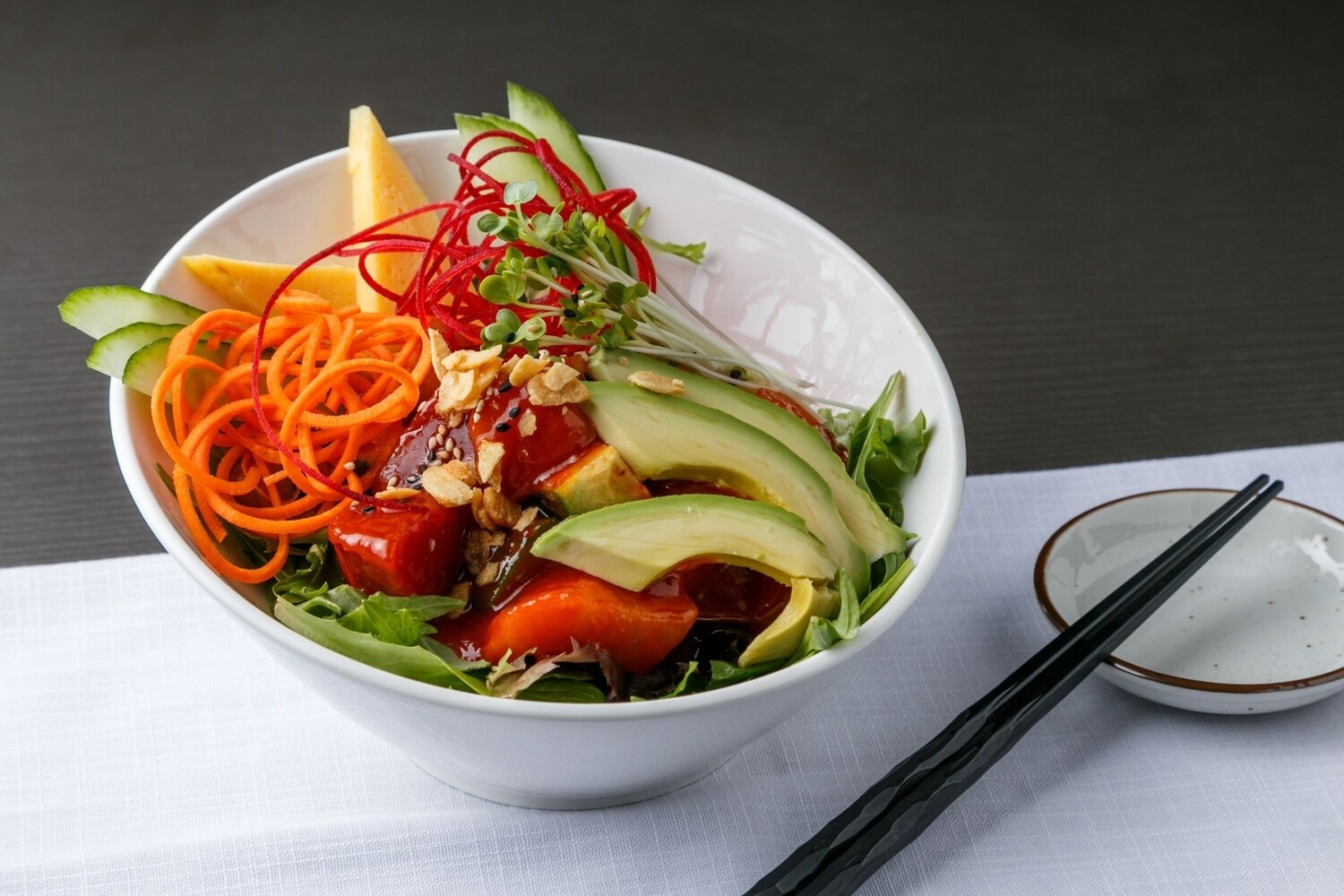 Spicy Salmon Donburi