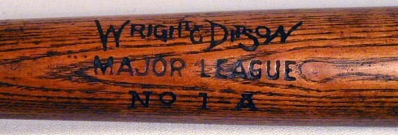 1910 s Wright Ditson MAJOR LEAGUE Baseball Bat