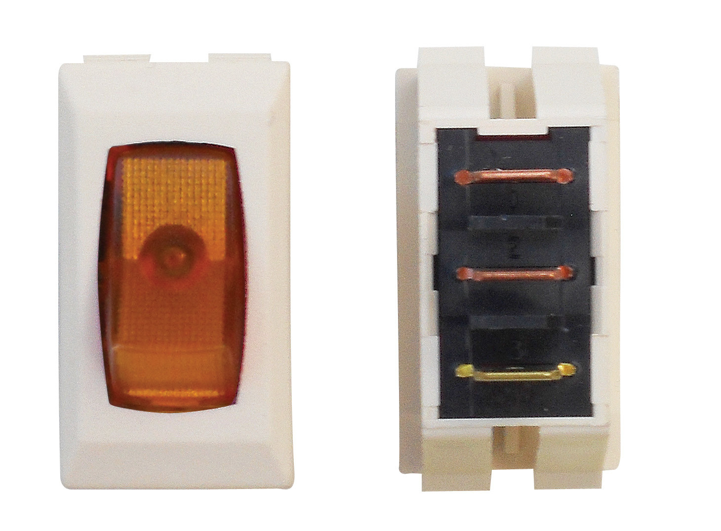 Illuminated On/Off Switch - Amber/Ivory 3/bag :: Product Catalog ...