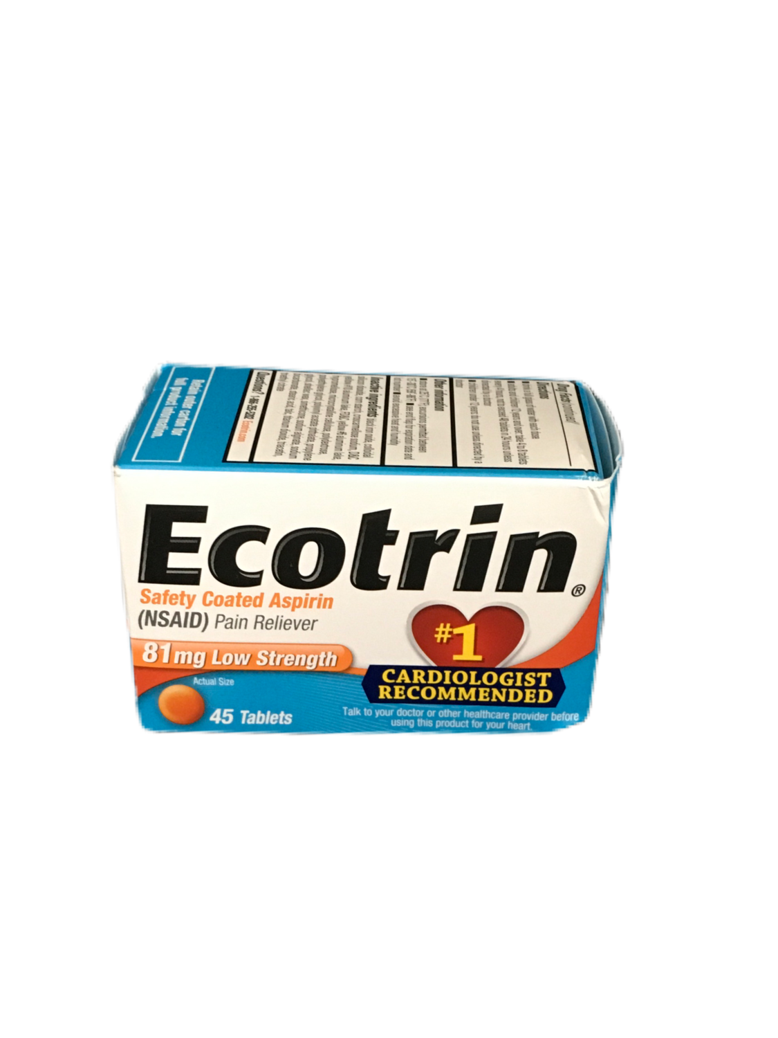 Ecotrin Aspirin Low 81mgFarmacia Jomari