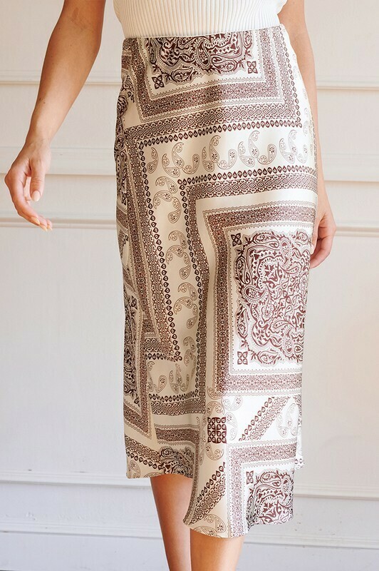 Bandana Midi Skirt