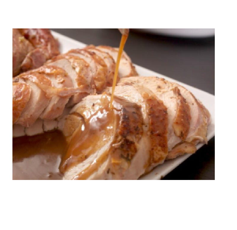 Sliced Turkey with Gravy