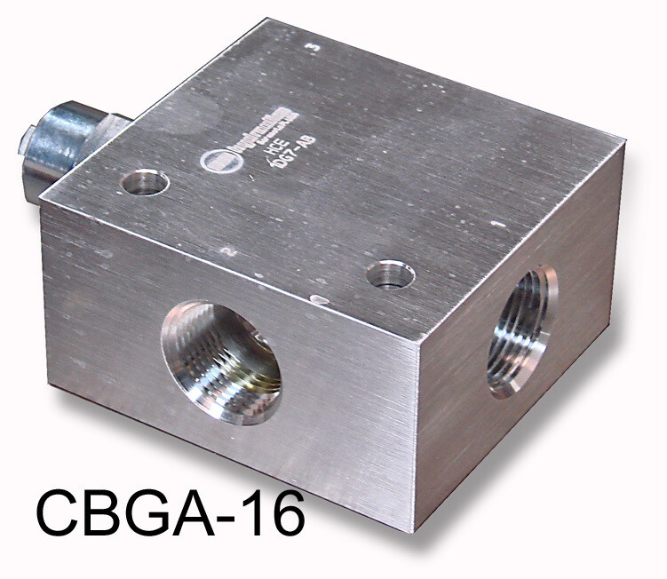 CBGA16 Single SUN Holding Valve 1" NPT Hydraulic Catalog Cylinder