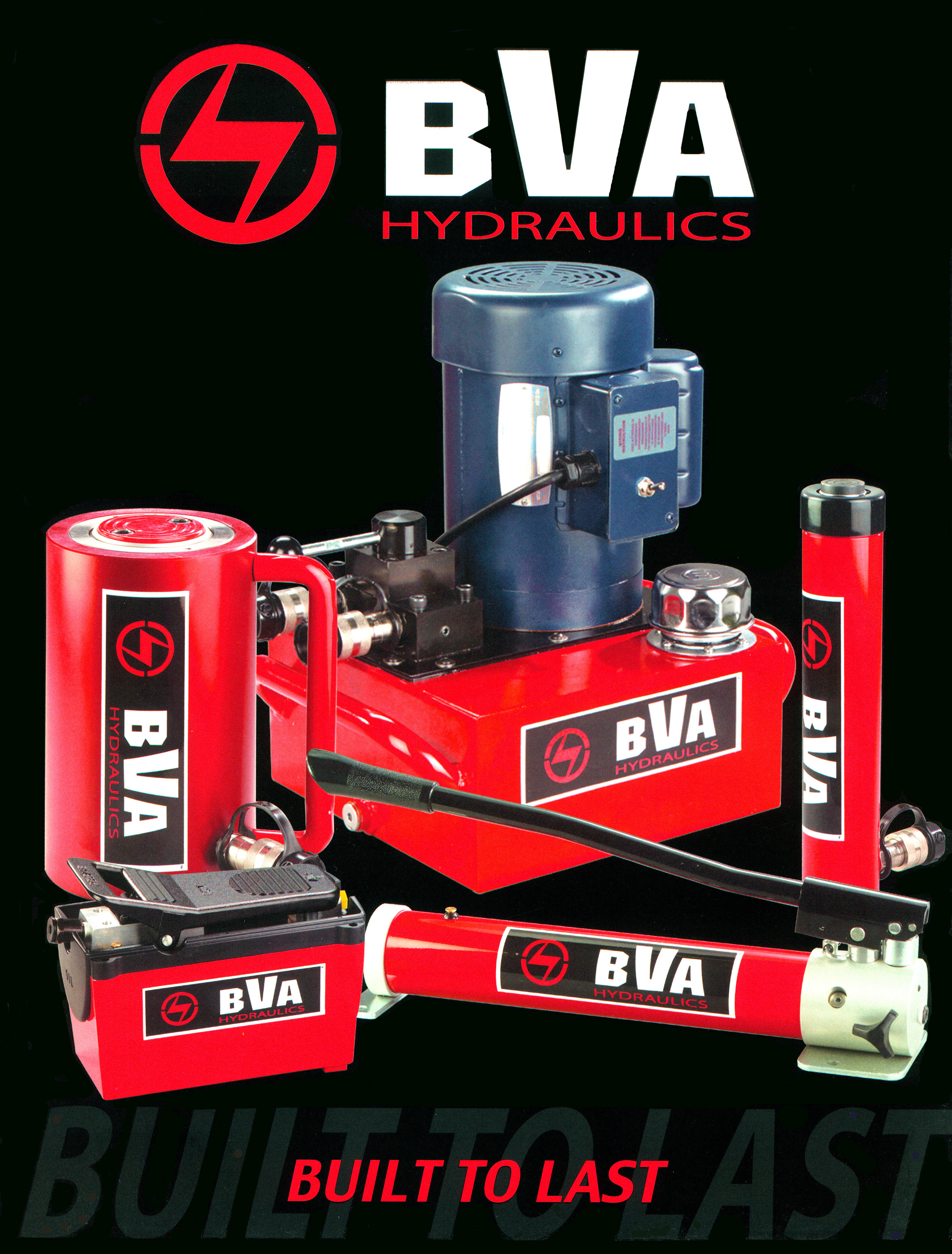BVA Hydraulics High Pressure Pumps and Rams Hydraulic Catalog