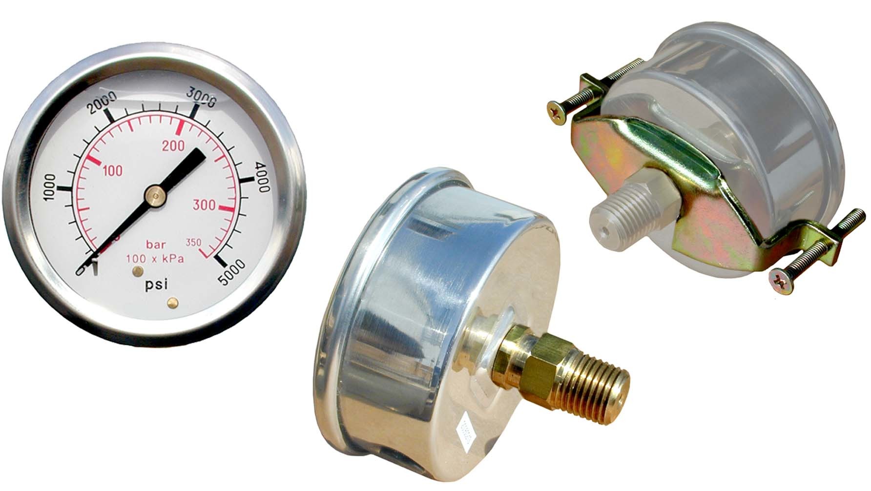 Back Mount Gauges Hydraulic Catalog Cylinder Services Inc