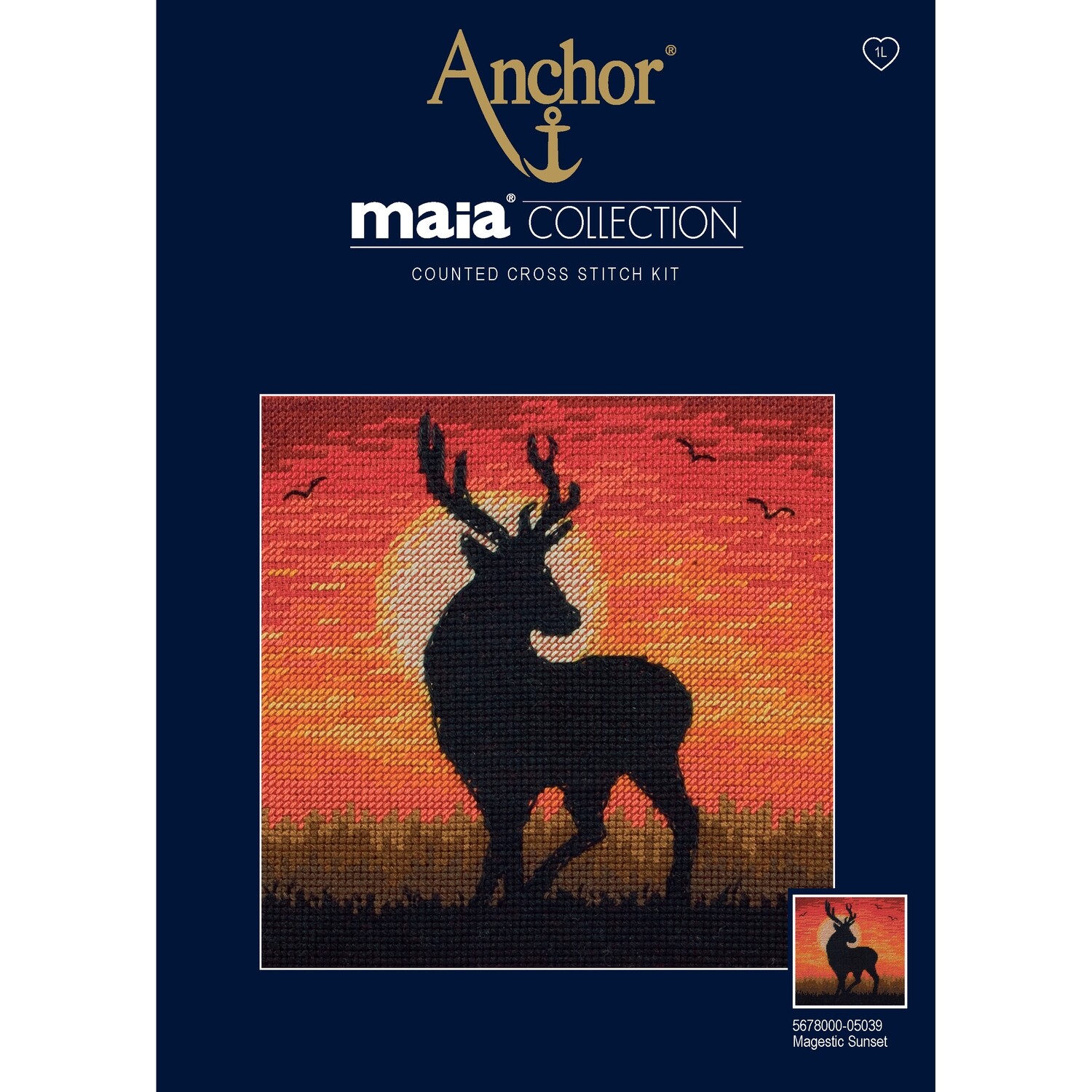 Maia Cross Stitch Magestic Sunset Expert Crafters