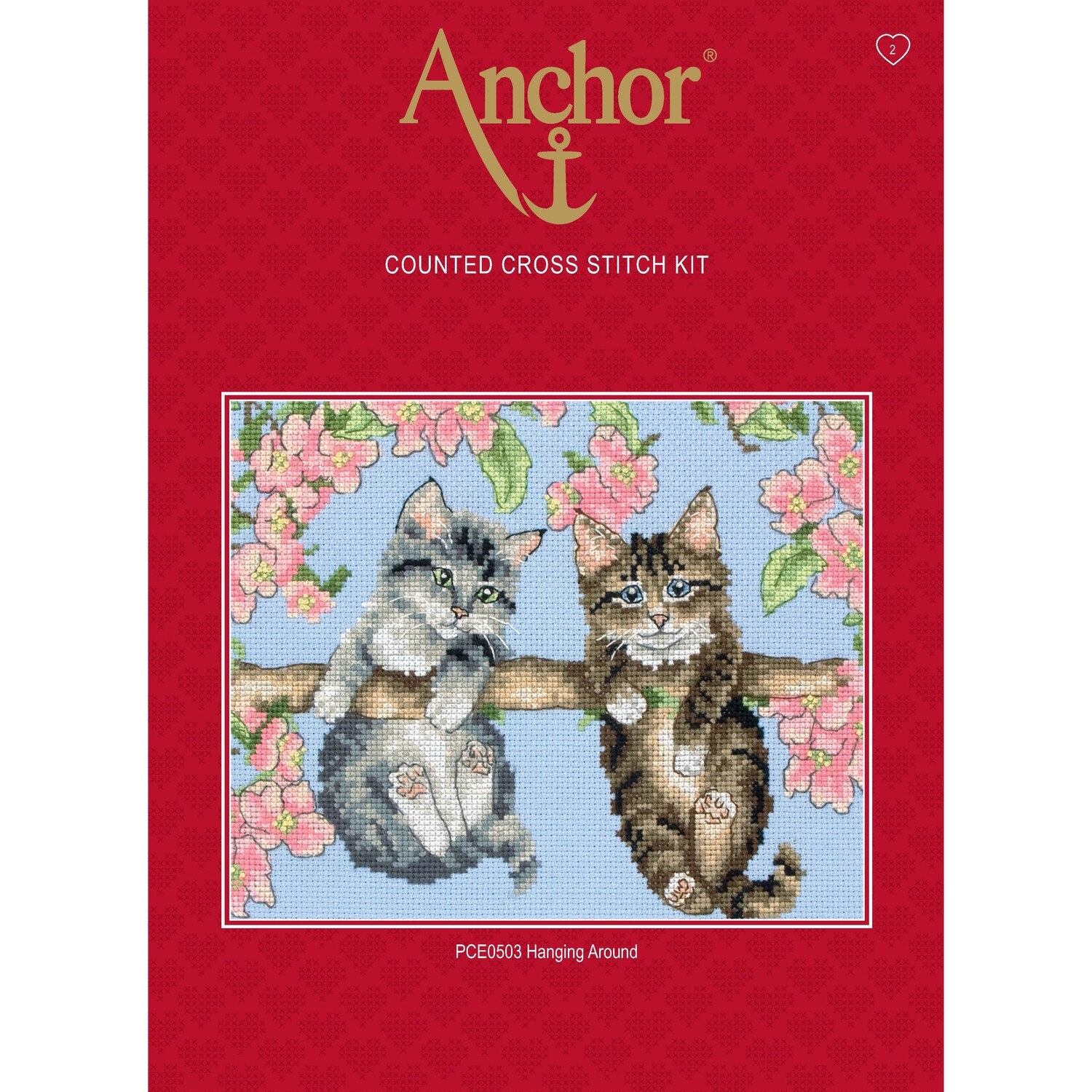 Anchor Cross Stitch Kit Hanging Around