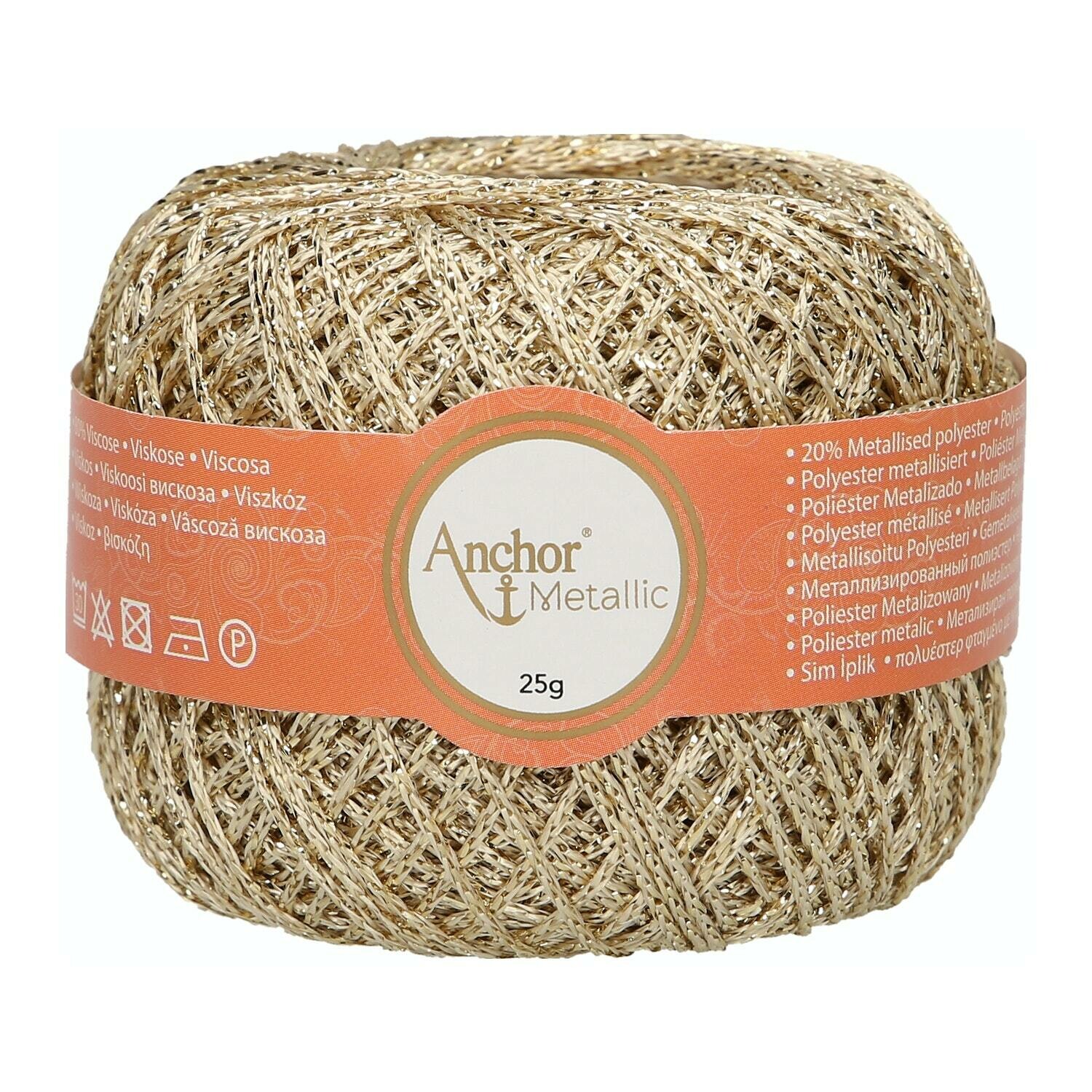 Anchor Metallic Shade 00303 Crochet Thread
