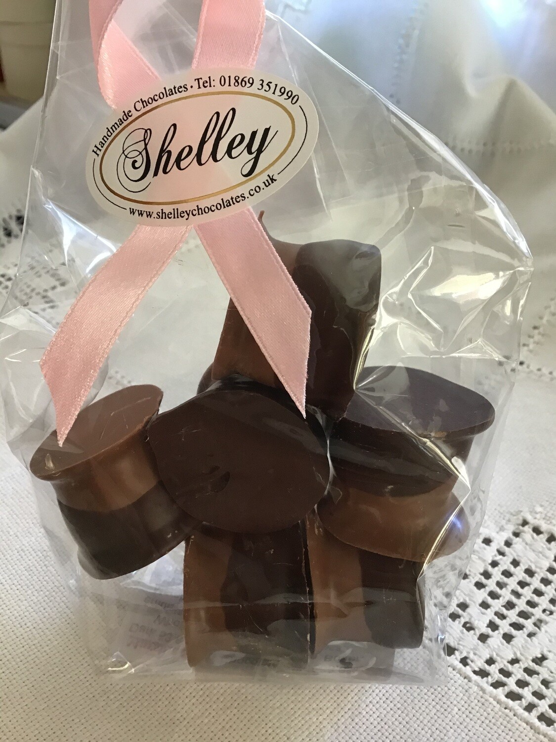 Marshmallows dipped in Milk and Dark Chocolate