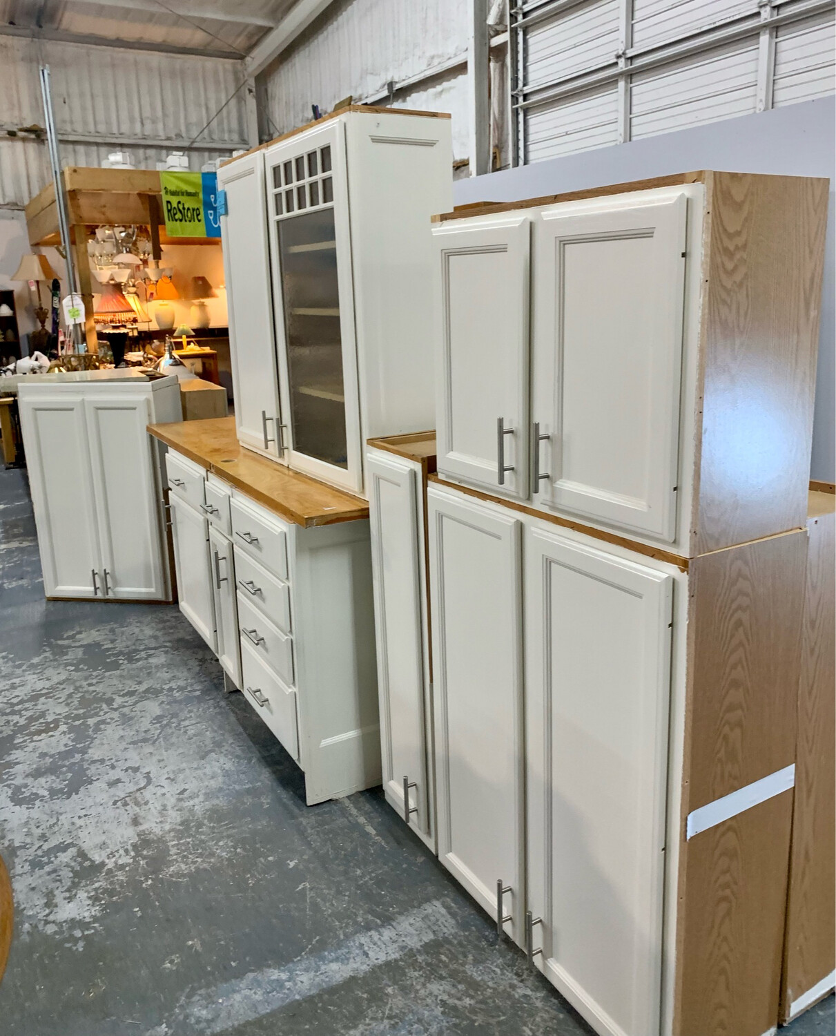 11 Piece KraftMaid White Painted Set