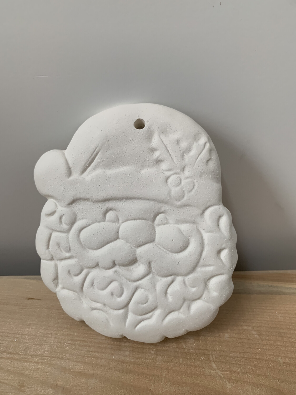 Paint Your Own Pottery Ceramic Santa Claus Ornament