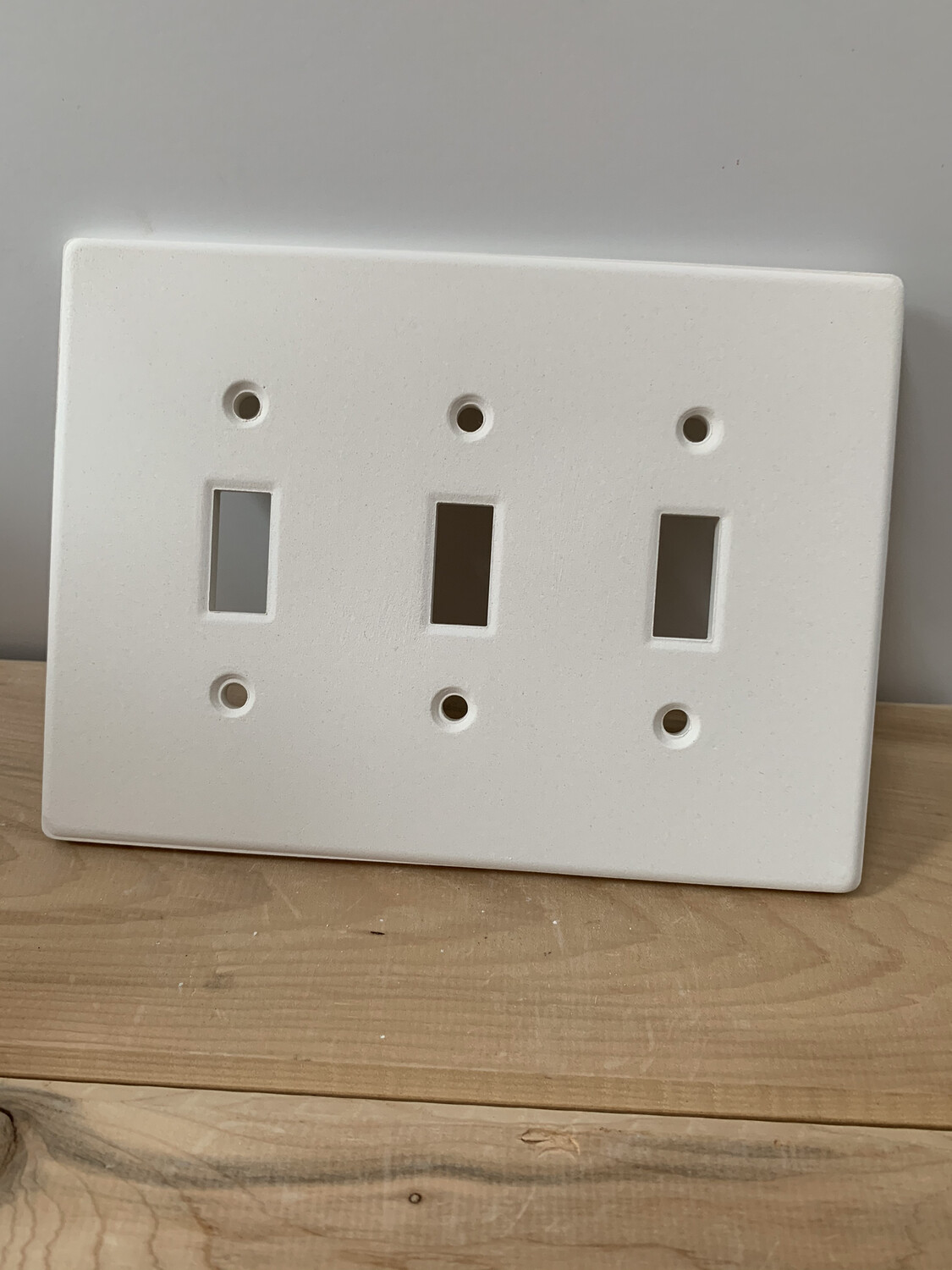 Paint Your Own Pottery Ceramic Triple Light Switch