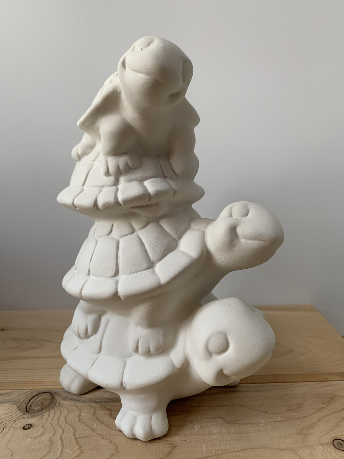 NO FIRE Paint Your Own Pottery Kit Ceramic Turtle