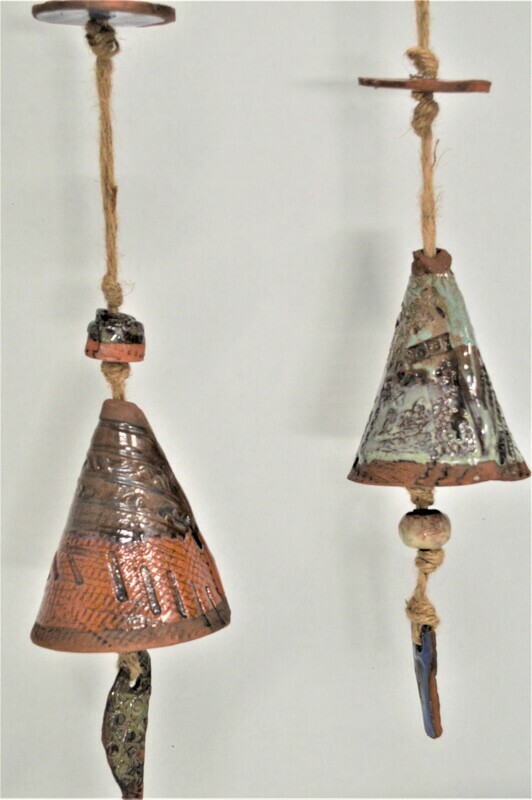 Garden Bells by Okeelala Creek Pottery