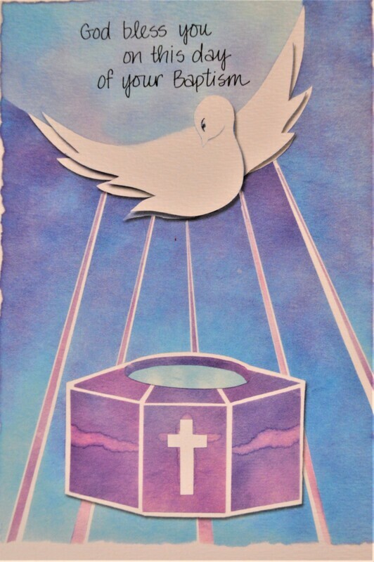 Baptism Blessings from it takes two greeting cards