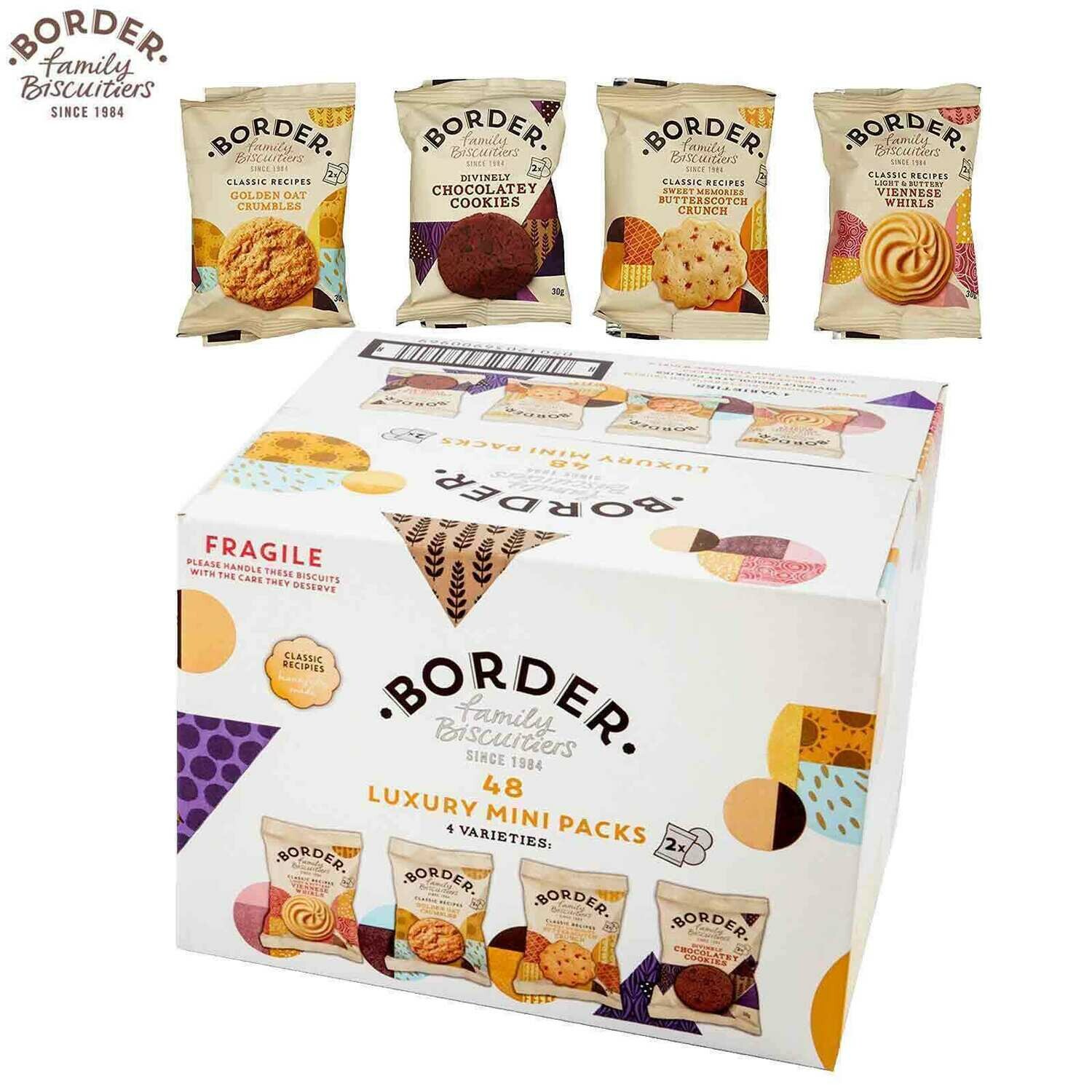 Border Biscuits 48 Pack in Box 4 varieties Biscuits
