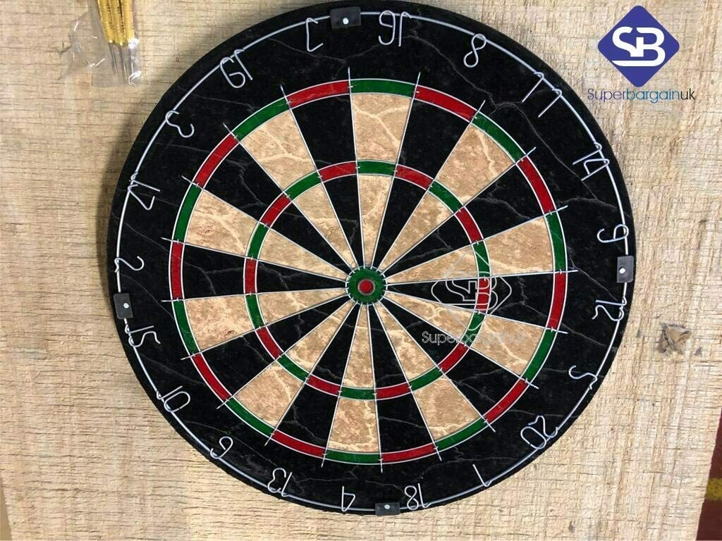 Super Dartboard Dart Board Set 18" Diameter Dartboard