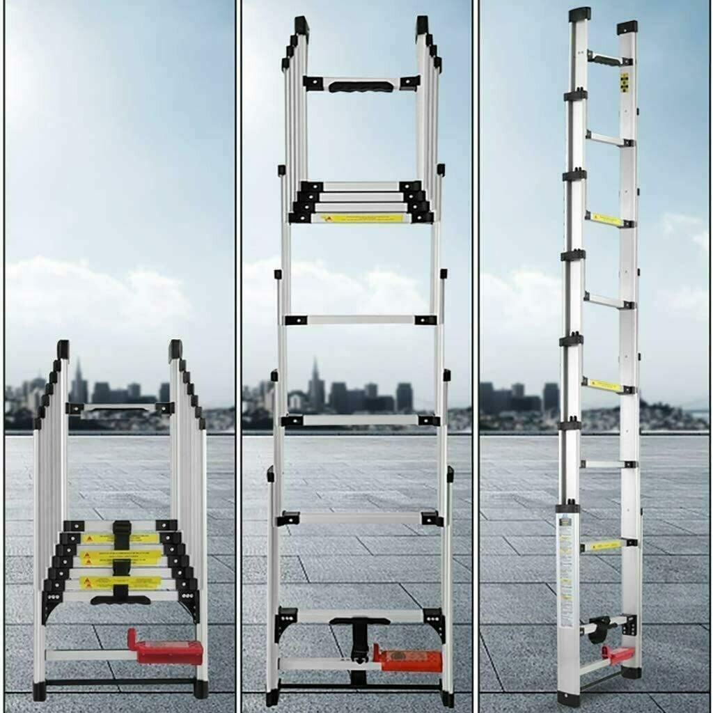 HeavyDuty Telescopic Ladder MultiFunction Folding 2.8m