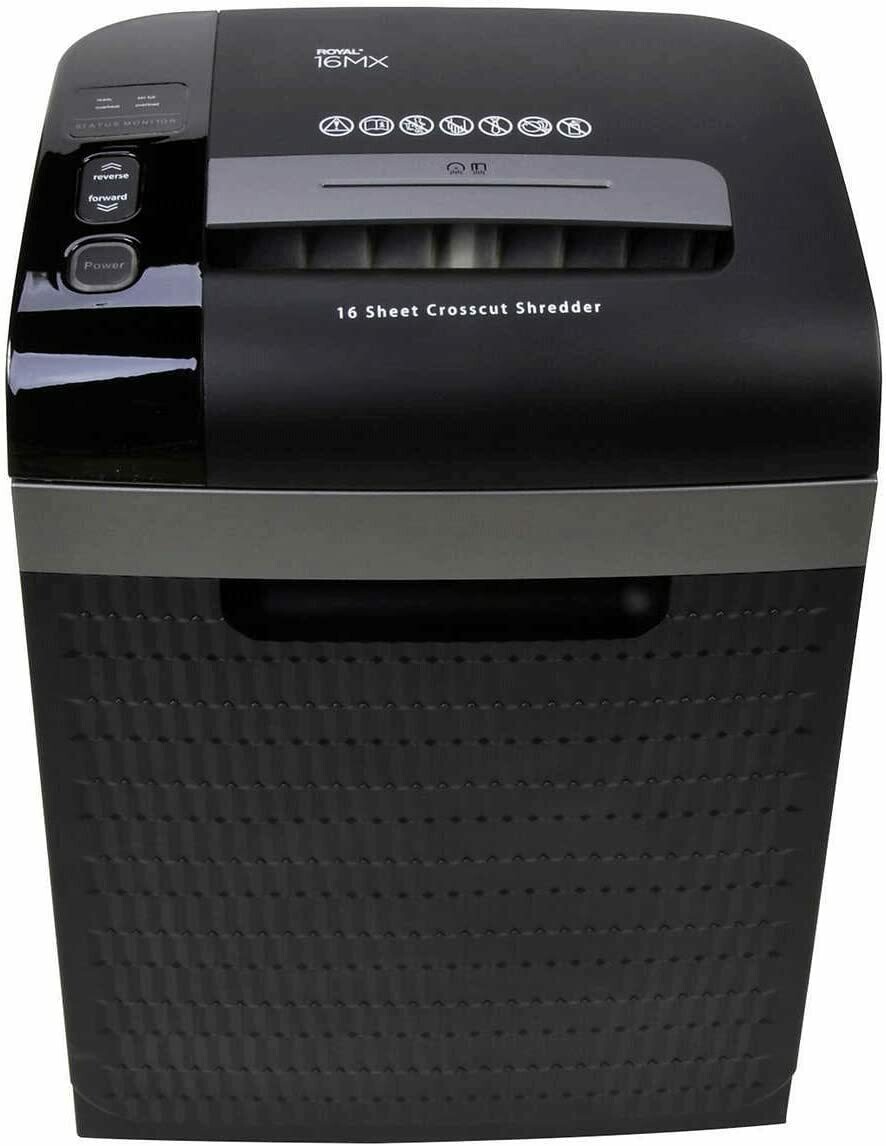 ROYAL 16 Sheet Commercial Cross Cut Paper Shredder 16MX