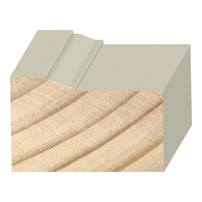 180 Eastern Brick Mold Exterior Wood 11/4" x 2" x 17 feet