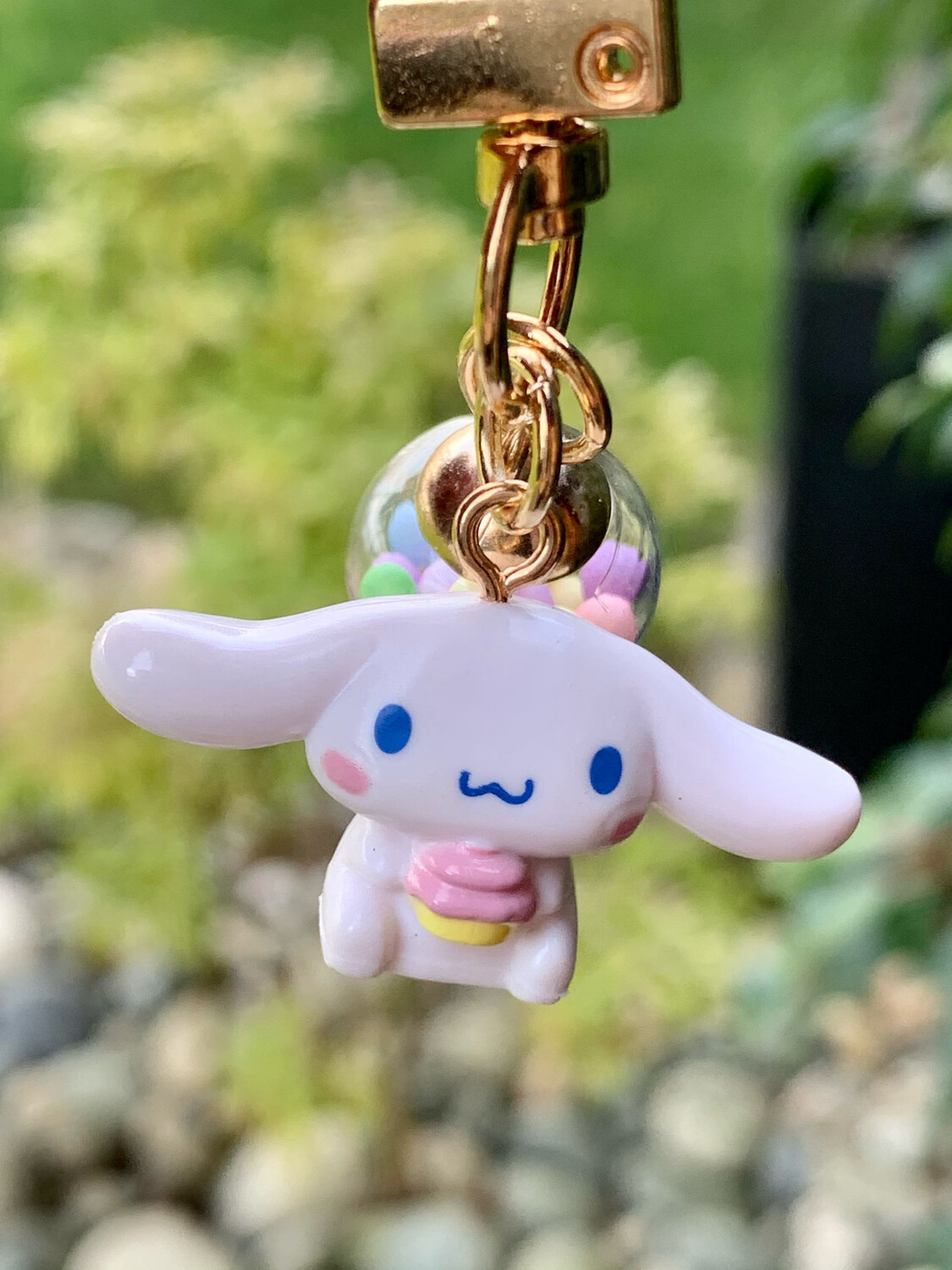Sanrio Cinnamoroll Charm Mascot Keychain