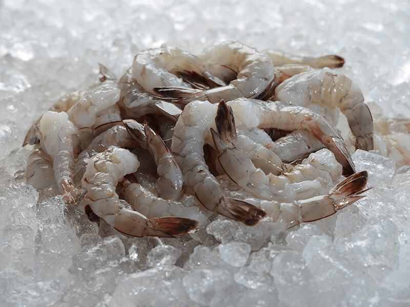 Frozen Raw Tiger Prawns 16/20 1kg bag