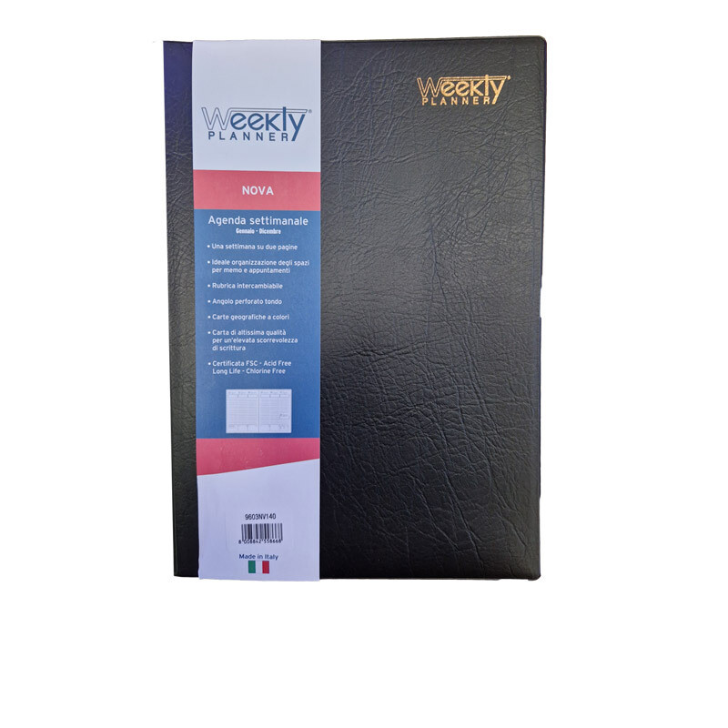 Exacompta 274461E Agenda De Bureau Semainier SAS 27 21x27 Cm Winner