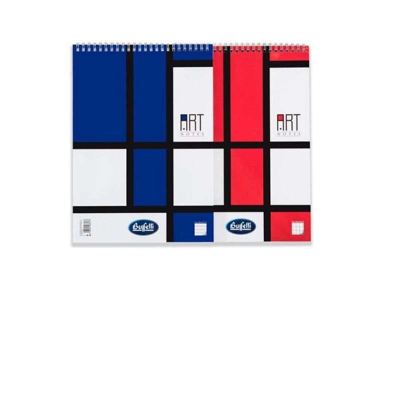 Blocco notes Art - A4 - 1R - Righe medie e superiori - spirale - 80 ...