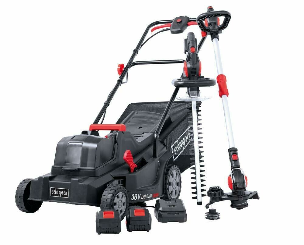 16" Electric Lawn Mower , Hedge Trimmer & Strimmer