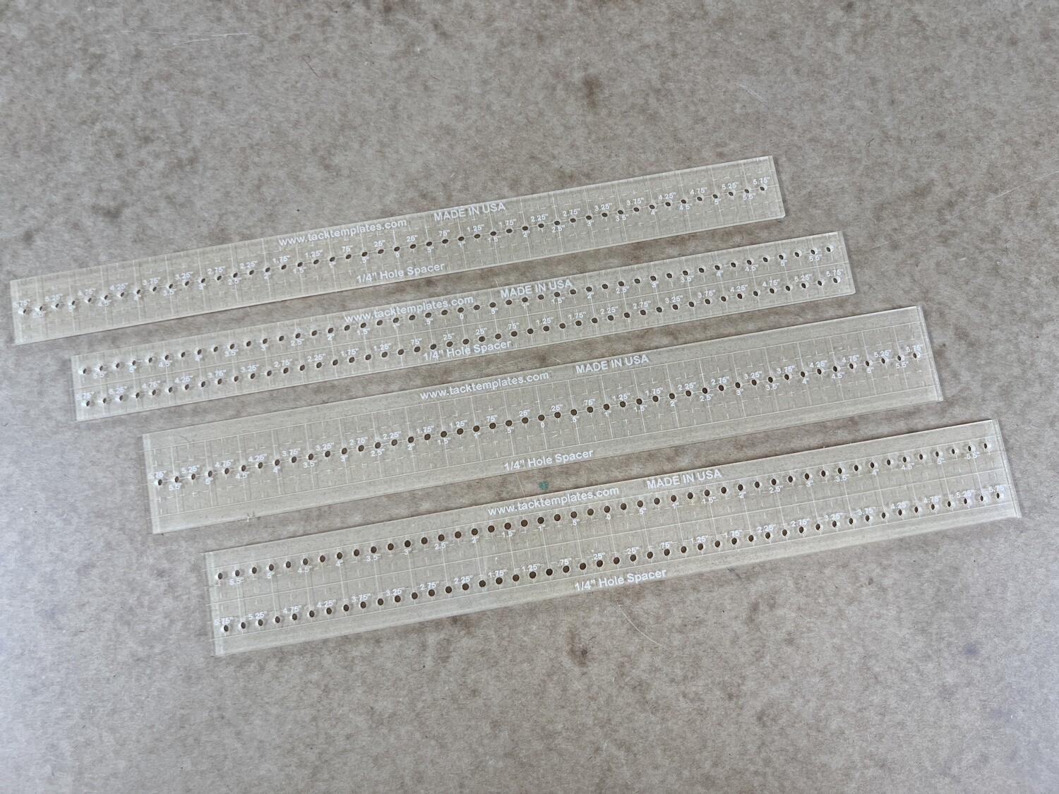 Rivet/Spot Spacing Template Set 12"