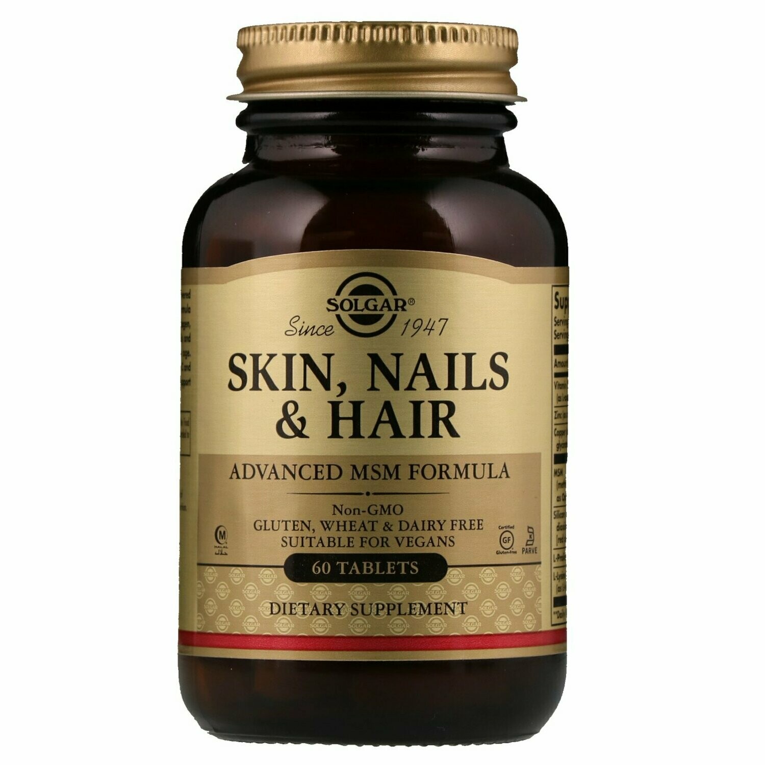 SOLGAR SKIN NAILS & HAIR FORMULA 60 COMPRIMIDOS